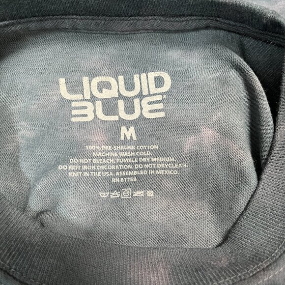 Liquid Blue Steelie Lightening Bold Grateful Dead Tie Dye Wheel New Medium - Picture 4 of 4